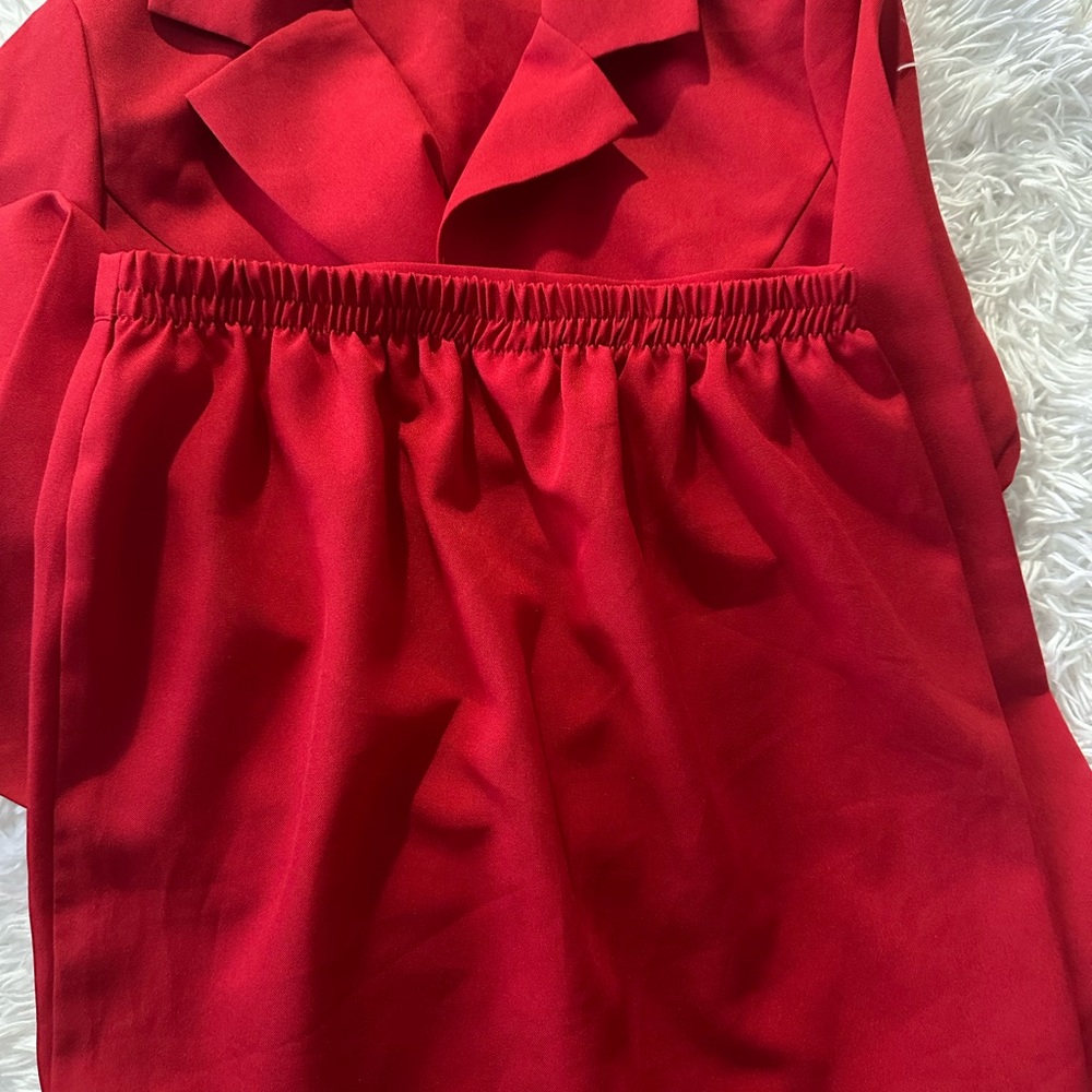 Red suit